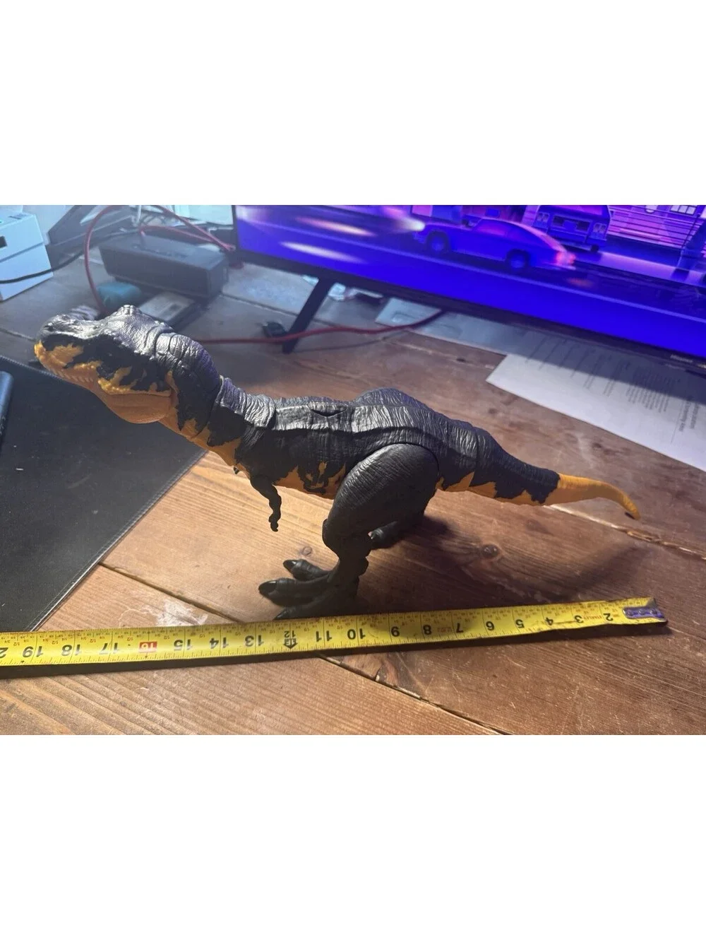 Jurassic world T-Rex Off-Road Tracker Tyrannosaurus Rex Dino Working Jaw 20”